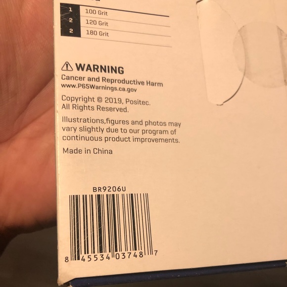 Blue Ridge 1/4 Sheet Sandpaper Assortment 5Pcs - Picture 4 of 5